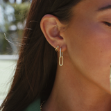 Matisse Huggies, hoop earrings, gold plated, sterling silver, earring stack