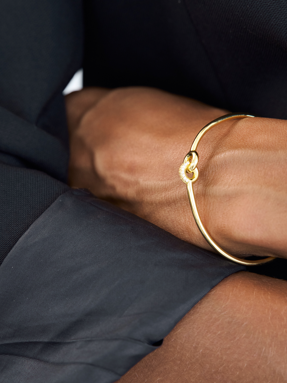 Alba Cuff, gold cuff, gold plated jewellery, bangle, sterling silver, bracelet, bracelet stack
