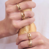 AVERY CITRINE RING - YELLOW GOLD