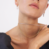 CELINE EARRINGS GOLD/SILVER