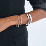 Nadine Bracelet, Sterling Silver, Chain Bracelet, Bracelet Stack