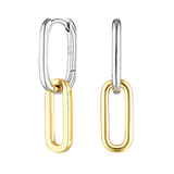 CELINE EARRINGS SILVER/GOLD