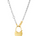 Cindy Lock Necklace, Sterling Silver, Gold, Gold Plated, Chain, Pendant, Charm, Heart Locket