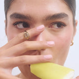 CONSTANCE GREEN AMETHYST SIGNET RING - YELLOW GOLD