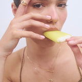 CONSTANCE GREEN AMETHYST SIGNET RING - YELLOW GOLD