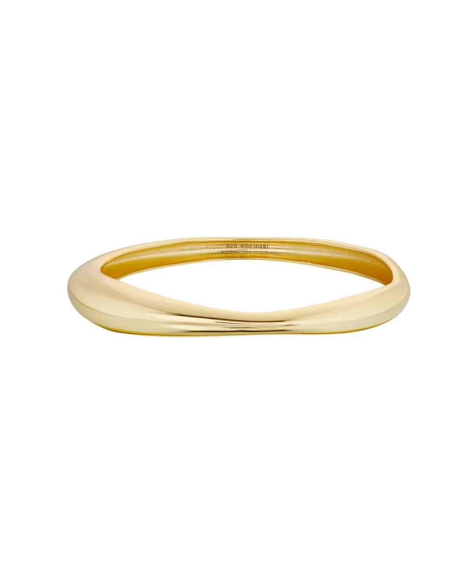 Cristabel Bangle, Gold Bangle, Gold Plated, Bracelet, Chunky Bracelet, Bracelet Stack, Sterling Silver