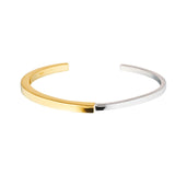 DALLAS CUFF GOLD/SILVER