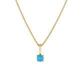 DECEMBER BIRTHSTONE NECKLACE PETITE