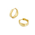 Dita Hoops, gold hoops, hoop earrings, sterling silver, gold plated, ear stack
