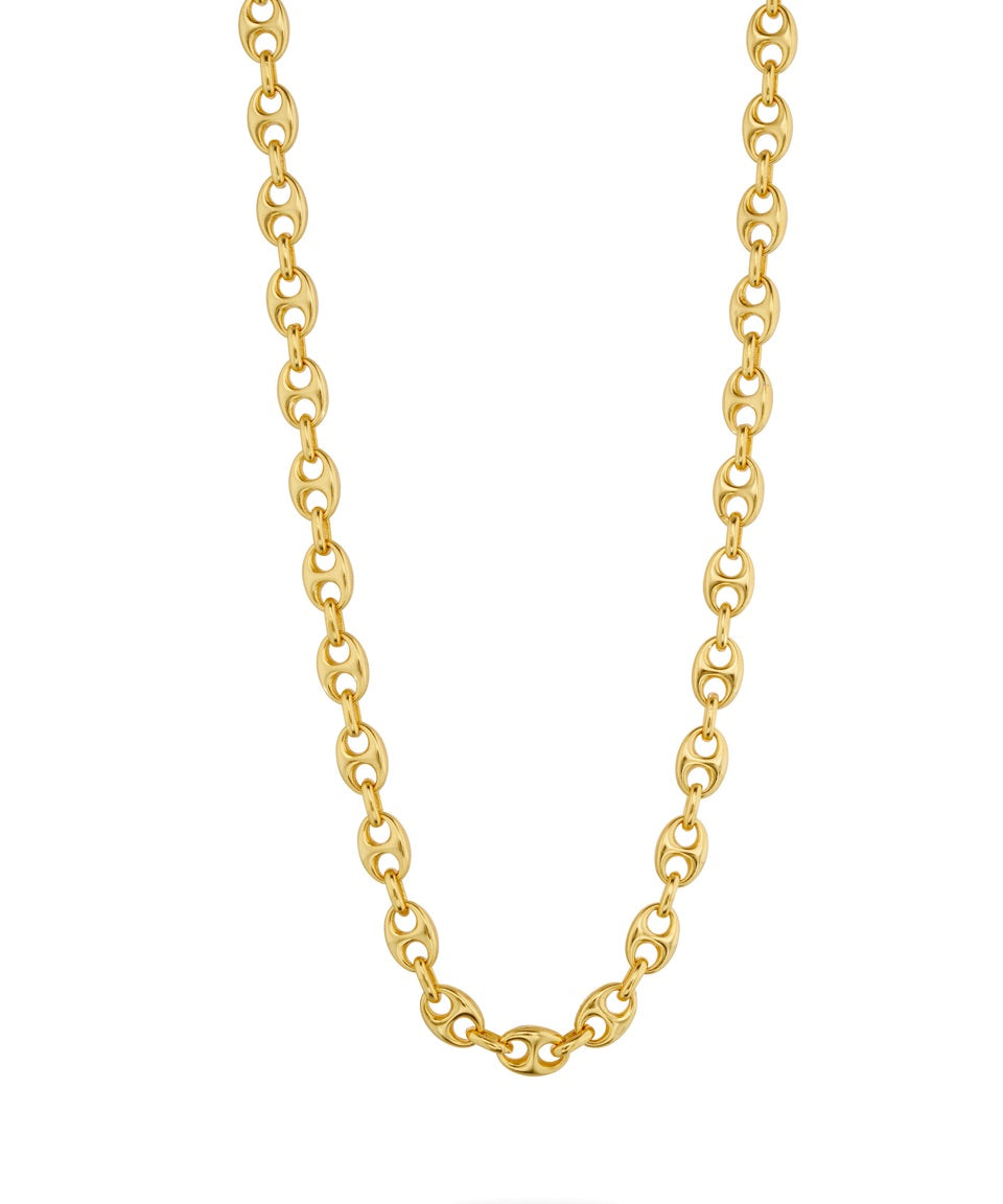 Goldie Necklace Gold, sterling silver, gold plated, gold chain, necklace stack