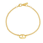 Maybel Bracelet, Sterling Silver, Gold Plated, Chain, Link, bracelet stack
