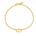 Maybel Bracelet, Sterling Silver, Gold Plated, Chain, Link, bracelet stack
