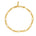 Nadine Bracelet, Sterling Silver, Gold Plated, Chain Bracelet, Bracelet Stack