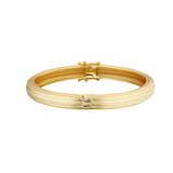 Natalia Bangle, Gold, Gold Plated, Sterling Silver, Bracelet, Bracelet Stack