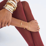 Nadine Bracelet, Maybel Bracelet, Sterling Silver, Gold Plated, Chain Bracelet, Bracelet Stack