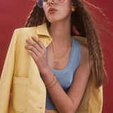 PAULINA WAVE EARRINGS GOLD