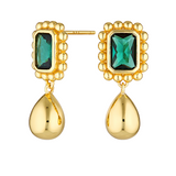 REMY EARRINGS EMERALD