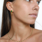 REMY EARRINGS EMERALD
