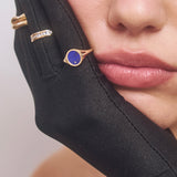 SOPHIE LAPIS SIGNET RING - YELLOW GOLD