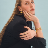 Uovo Ring, silver ring, sterling silver, mixed metals, gold ring