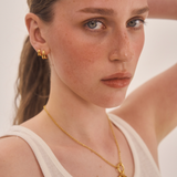 Matisse Huggies, hoop earrings, gold plated, sterling silver, earring stack