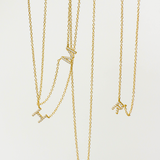 PAVÉ LETTER NECKLACE