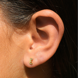 LETTER STUD EARRING