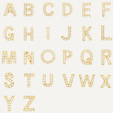 PAVÉ LETTER NECKLACE