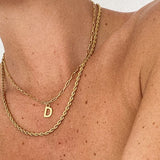 LETTER CHARM NECKLACE