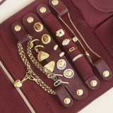 JEWELLERY ROLL PLUM