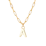 LETTER CHARM NECKLACE