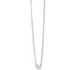 Bisous Necklace Silver, sterling silver, silver chain, lips pendant, necklace stack