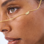 Bisous Necklace Gold, sterling silver, gold plated, gold chain, lips pendant, necklace stack