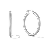 CLASSIC HOOPS SILVER