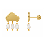 CLOUD STUD EARRINGS