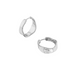 Dita Hoops, silver hoops, hoop earrings, sterling silver, ear stack