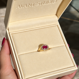 FREDDIE RING RUBY/PINK DIAMOND