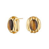 GIA EARRINGS TIGER EYE