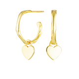 HEART OF GOLD HOOPS