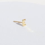 LETTER STUD EARRING