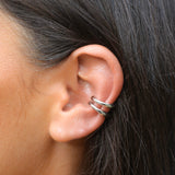 LUNA EAR CUFF SILVER