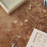 LETTER CHARM NECKLACE