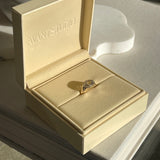 IMOGEN RING AQUAMARINE/LAB DIAMOND