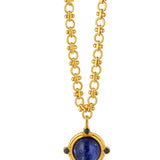 ISABELLA NECKLACE BLUE AVENTURINE