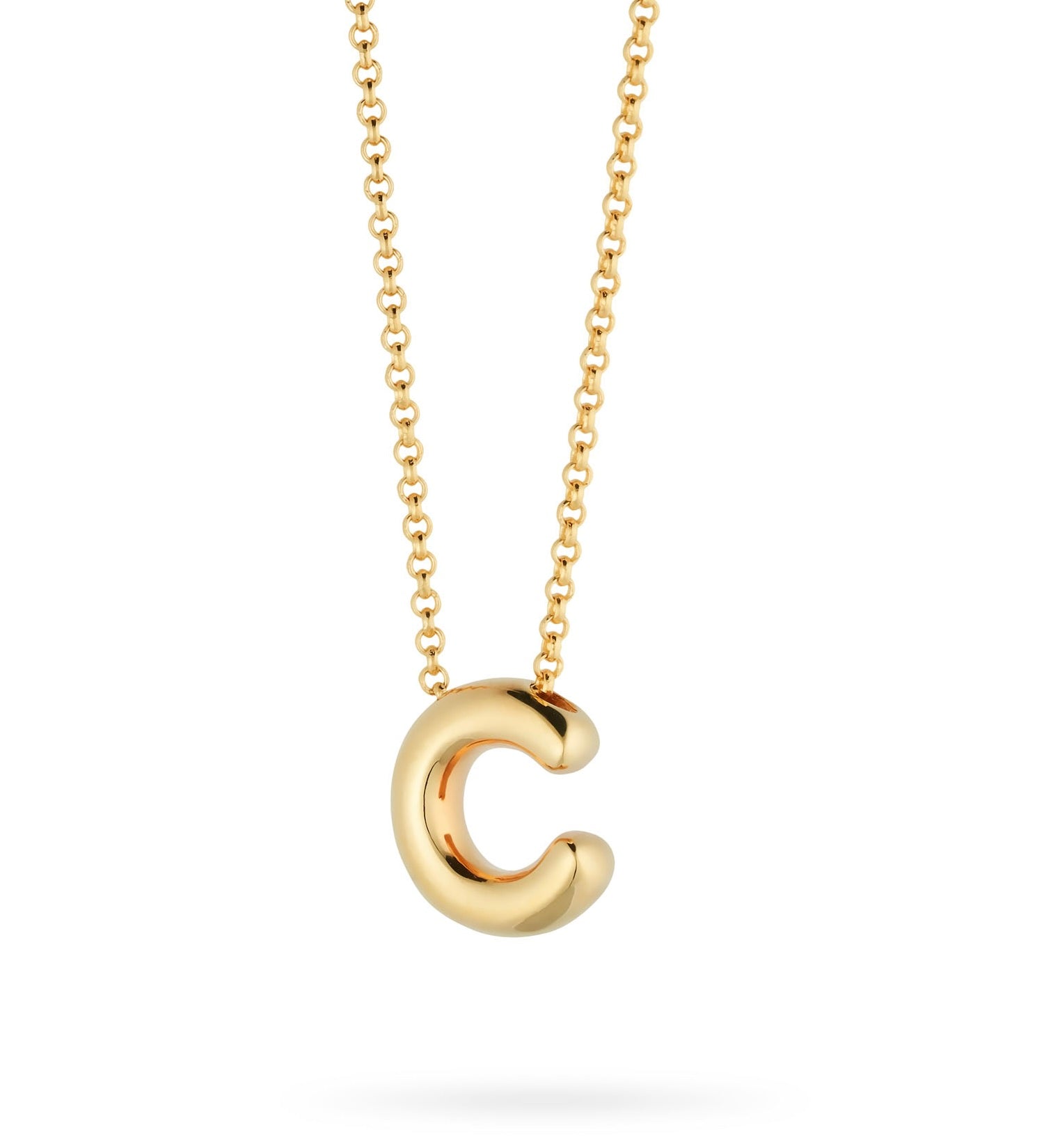 BUBBLE LETTER NECKLACE
