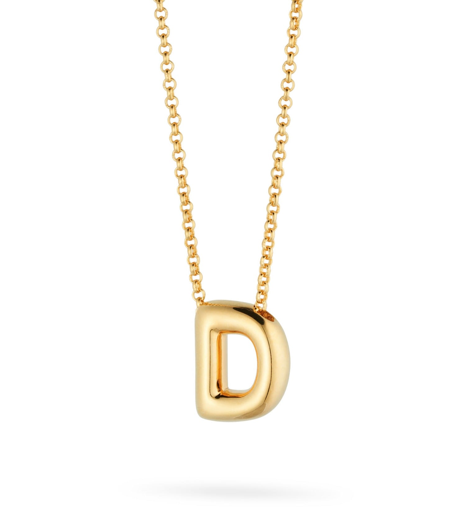 BUBBLE LETTER NECKLACE