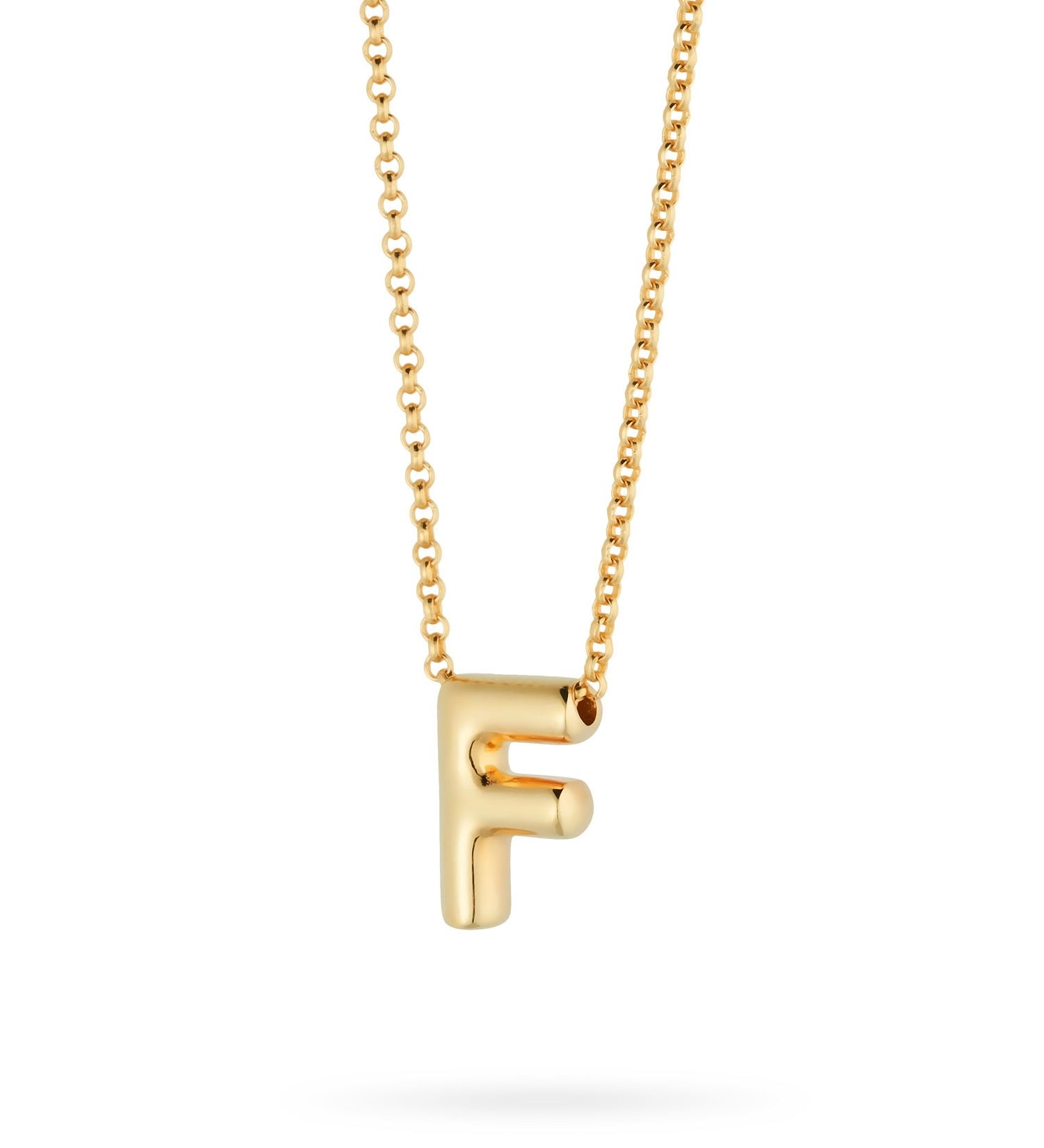 BUBBLE LETTER NECKLACE