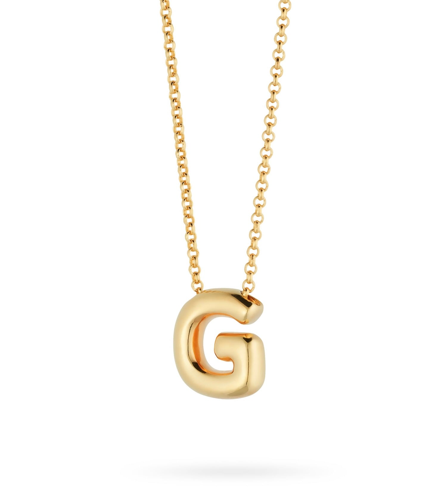 BUBBLE LETTER NECKLACE
