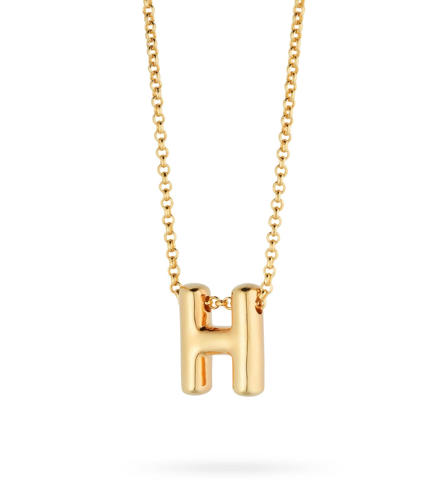 BUBBLE LETTER NECKLACE