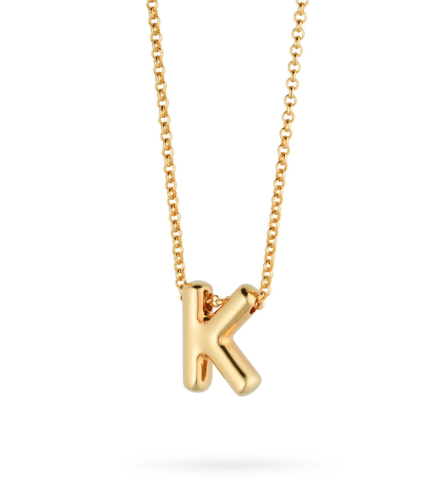 BUBBLE LETTER NECKLACE